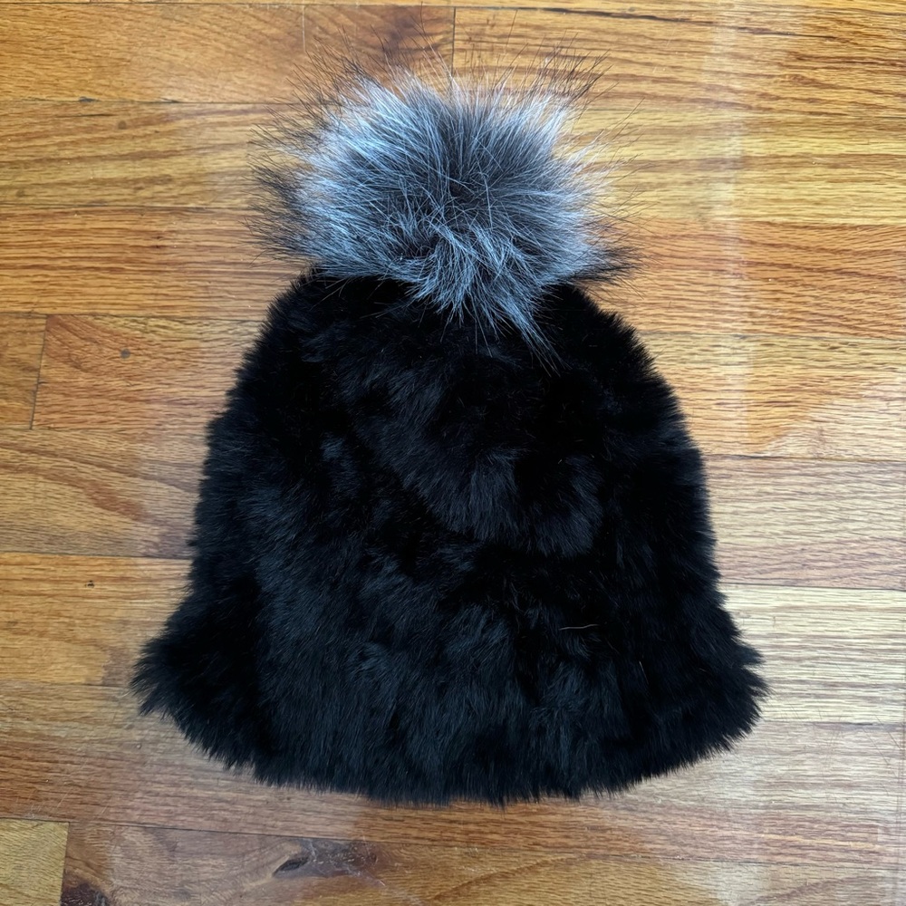 Surely Faux Fur Knit Hat